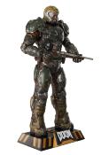 Doom - Space Marine Statue Taille Réelle 1/1 Oxmox Muckle