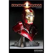 Iron Man Mark III Battle Damaged Buste Taille Réelle Sideshow