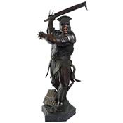 The Lord of the Rings Orc Uruk-Hai Life-Size Statue Oxmox Muckle