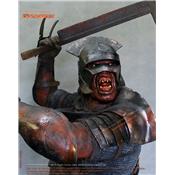 The Lord of the Rings Orc Uruk-Hai Life-Size Statue Oxmox Muckle